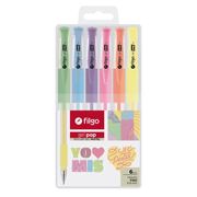 Roller Gel Gel Pop / Estuche 6 Pastel