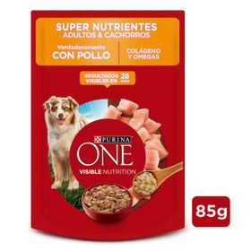 Alimento Húmedo Perro Purina One Super Nutrientes Pollo 85 g