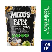 Snack a Base de Papa Mizos Popped Sal de Mar 105 g