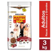 Alimento Perro Adulto Master Dog Carne 3 kg