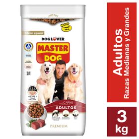 Alimento perro adulto carne 3 kg