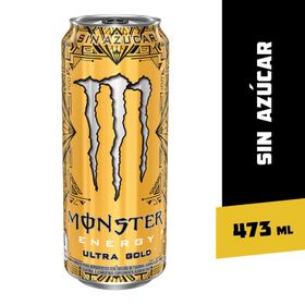 Bebida Energética Monster Ultra Gold 473 ml