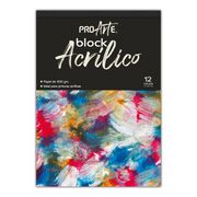 Block Acrílico Proarte 21 x 29.7 400 g 12 Hojas