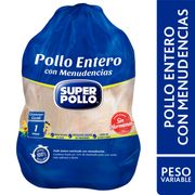 Pollo Entero Con Menudencias 2.3 kg Aprox