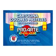 Estuche Cartulina Colores Pastel 12 Colores 12 Hojas