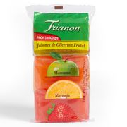 Jabón Barra Trianon Frutal 100 g 3 un.