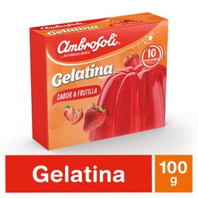 Gelatina Ambrosoli Frutilla 100 g