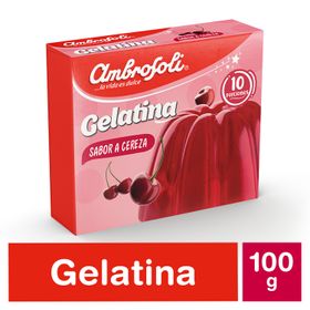 Gelatina Ambrosoli Cereza 100 g