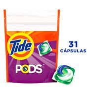 Detergente Cápsulas Tide Pods Spring Meadow 31 un.