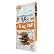 Chocolate de Leche En linea Con Almendras Nuss Sin Azúcar Añadida 50 g