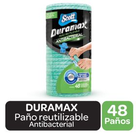 Paños Reutilizables Scott Duramax Antibacterial 48 un.