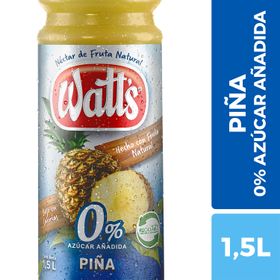 Néctar Watt's Piña 0% Azúcar Añadida 1.5 L