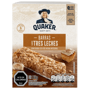 Barra Cereal Quaker Tres Leches 6 un.