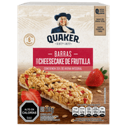 Barra Cereal Quaker Cheesecake 6 un.