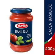 Salsa de Tomate Basilico Barilla con Albahaca 400 g