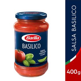 Salsa de tomate basilico con albahaca 400 g