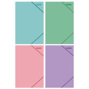 Carpeta con Elástico Oficio Color Pastel