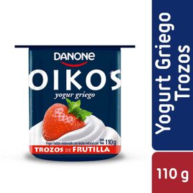 Yogurt Griego Oikos Trozos Frutilla 110 g