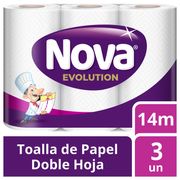 Toalla de Papel Nova Evolution 3 un. 14 m