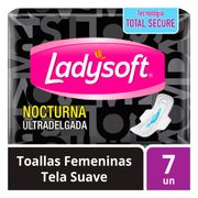 Toallas Higiénicas Ladysoft Ultra Delgada Seca Nocturna 7 un.