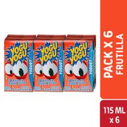 Pack 6 un. Yogurt Batido Yogu Yogu Frutilla 115 ml