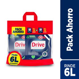 Pack Detergente Líquido Drive Bio Enzimas Mix 3 L