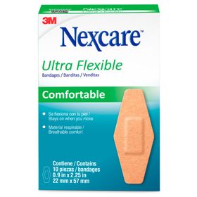 Parches Nexcare™ Ultra Flexibles 10 un.