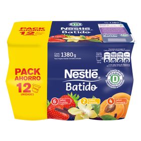 Pack Yogurt Batido Nestlé Tradicional 115 g 12 un.