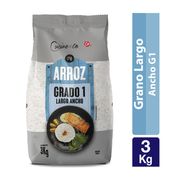 Arroz Grado 1 Grano Largo y Ancho 3 kg