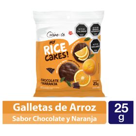 Galleta de Arroz Con Chocolate y Naranja 25 g
