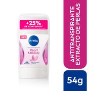 Desodorante Barra Nivea Black & White Pearl & Beauty 50 ml