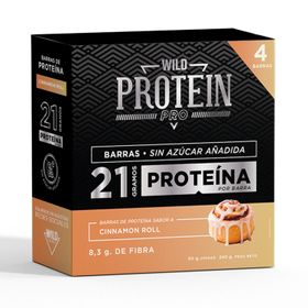 Barra Proteína Wild Protein Pro Cinnamon Roll 4 un.