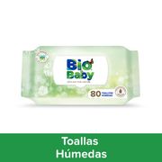 Toallas Húmedas Bio Baby Premium Ecológicas 80 un.