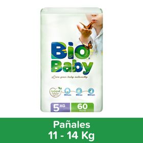 Pañales Bio Baby Premium Ecológicos Talla XG 60 un.