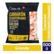Camarón Cocido Sin Cáscara con Cola XL 500 g