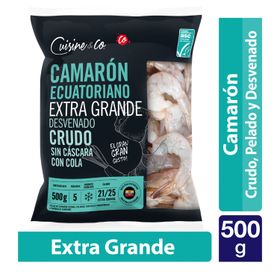 Camarones Crudos Pelados y Desvenados 21/25 500 g