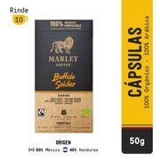 Café Cápsulas Marley Coffee Orgánico Buffalo Soldier 10 un.