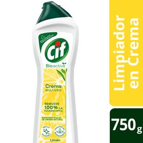Limpiador Crema Cif Bioactive Limón 750 g
