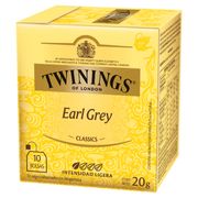 Té Earl Gray Twinings 10 Bolsitas