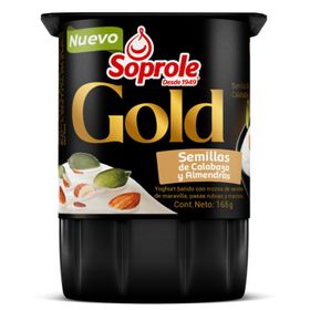 Yogurt Soprole Gold Semillas Calabaza Almendra 165 g