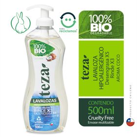 Lavalozas Concentrado Teza 100% Bio Coco 500 ml