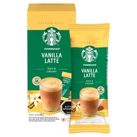 Café Sobres Starbucks Vanilla Latte 86 g 4 un.