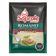 Queso Romano Rallado Soprole 80 g