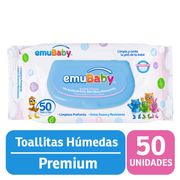 Toallas Húmedas Emuwipes 50 un.