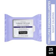 Toallitas Desmaquillantes Neutrogena Night Calming 25 un.