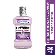 Enjuague Bucal Listerine Cuidado Total Zero Alcohol 250 ml