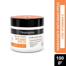 Crema Facial Neutrogena Face Care Intensive Antiedad FPS 22 - 100 g