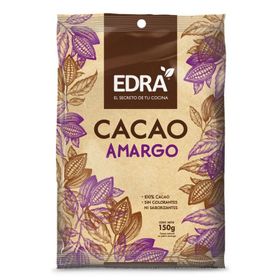 Cacao Amargo En Polvo Edra 150 g
