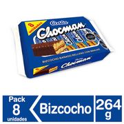 Pack Bizcocho Chocman 33 g 8 un.