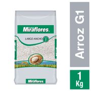 Arroz Grado 1 Miraflores Grano Largo y Ancho 1 kg